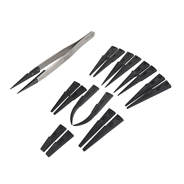 Vetus-ESD-259-Handle-Stainless-Tweezers-with-8pcs-Exchengeable-Tips-962517