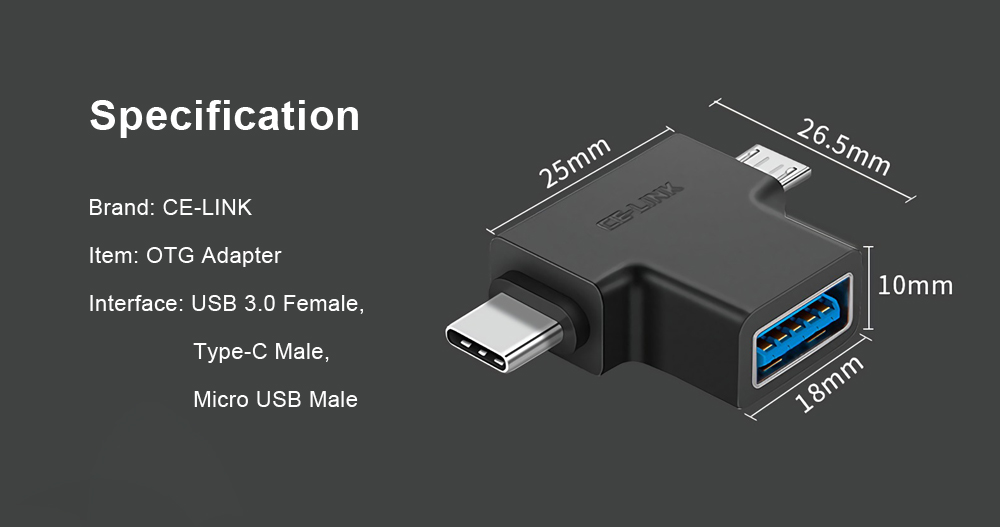 CE-LINK-Type-C--Micro-USB-Male-to-USB-30-Female-OTG-Adapter-Connector-for-Android-Phones-Tablets-1335009