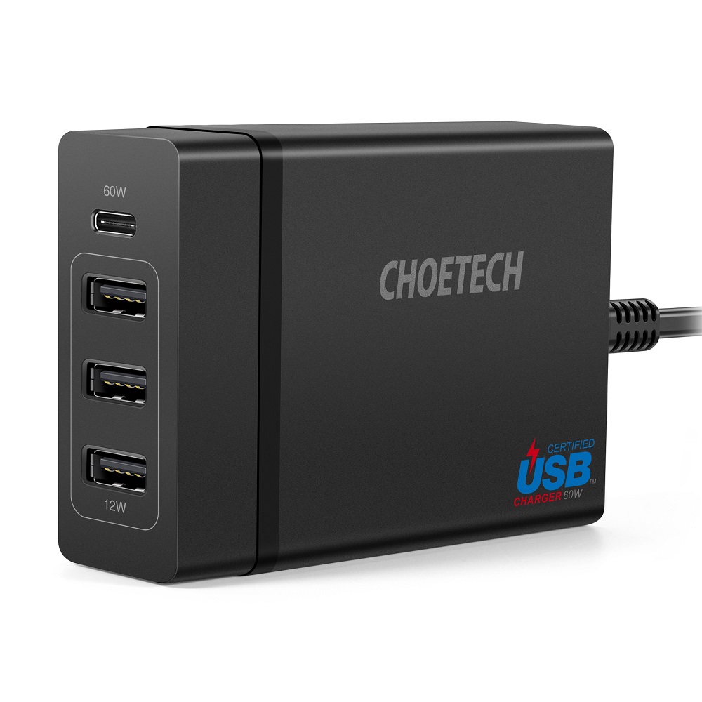 CHOETECH-72W-Multi-Port-USB-Quick-Charger-Power-Adapter-for-Smartphone-Tablet-Laptop-1630295