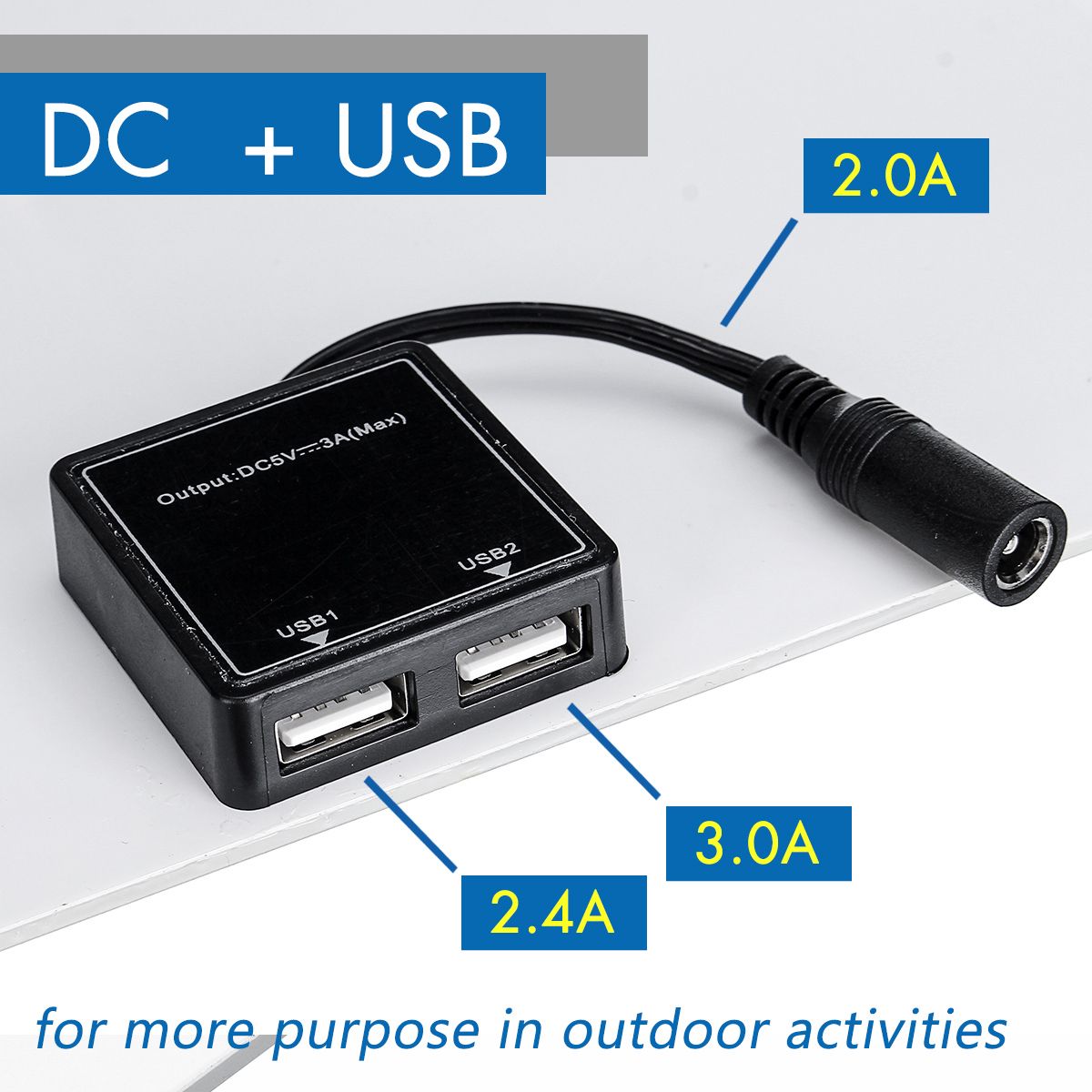 100W-18V-MonocrystalineSolar-Panel-Dual-12V5V-DC-USB-Charger-Kit-with-10A-Solar-Controller-amp-Cable-1558949