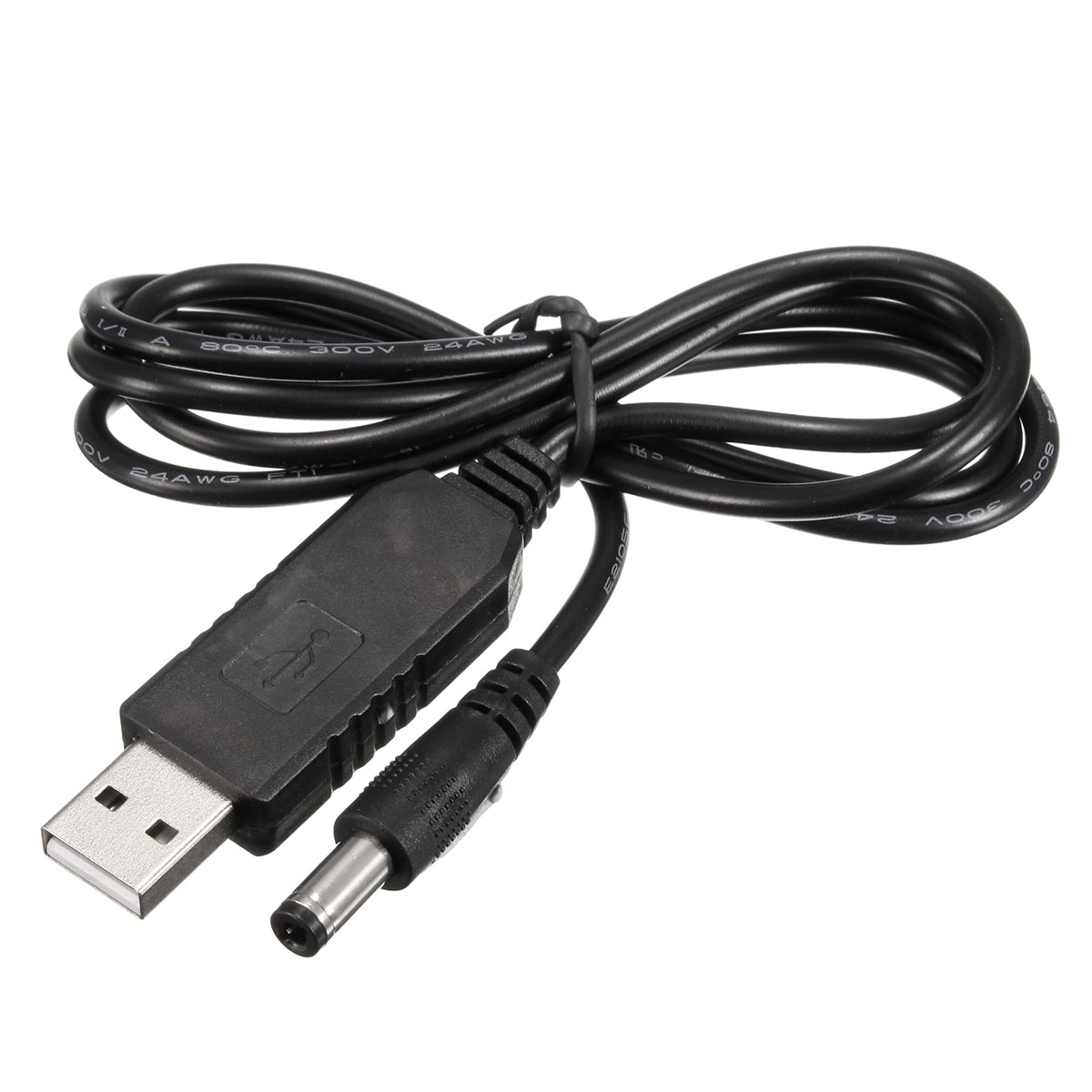 1m-5V-DC-To-12V-DC-USB-Power-Cable-Data-Adapter-Charger-Plug-with-LED-21mm-x-55mm-1052777