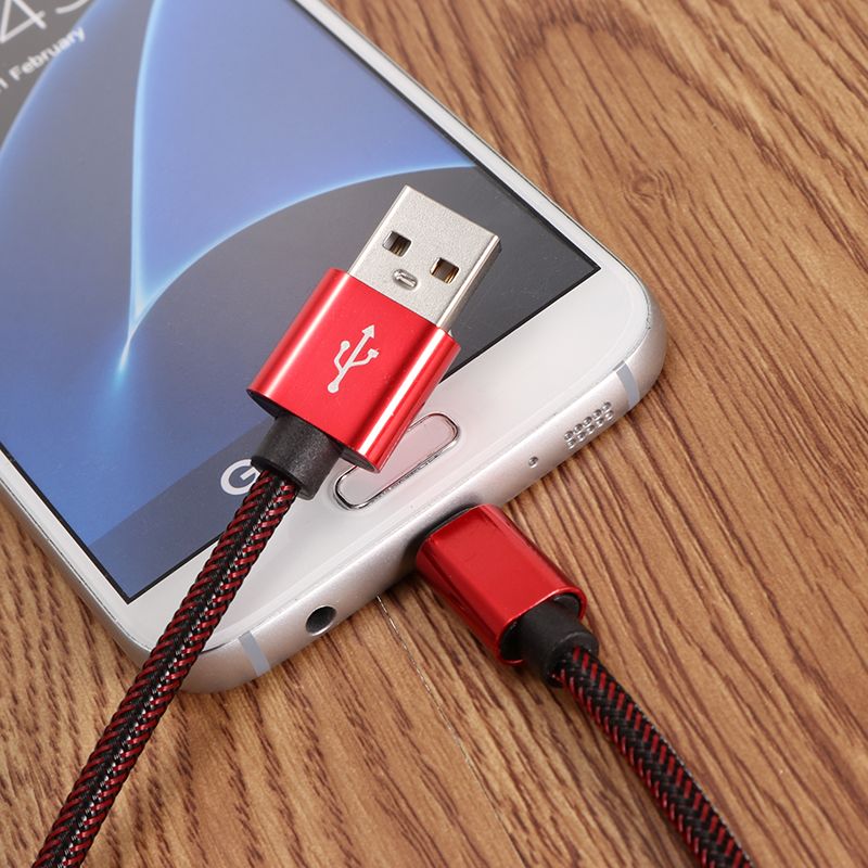 21A-Nylon-Braided-Micro-USB-Fast-Charging-Data-Cable-333ft1m-For-Samsung-S7-Letv-Not-1184855