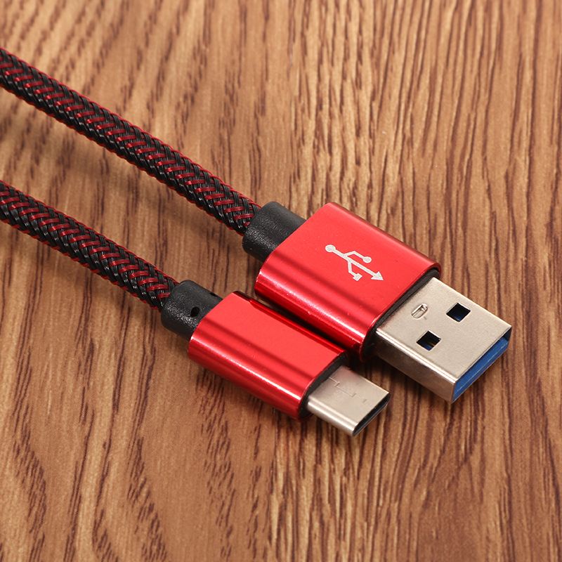 21A-Nylon-Braided-Type-C-USB-Fast-Charging-Data-Cable-1m-For-Samsung-S8-Letv-Xiaomi-6-mi5-mi6-1175473