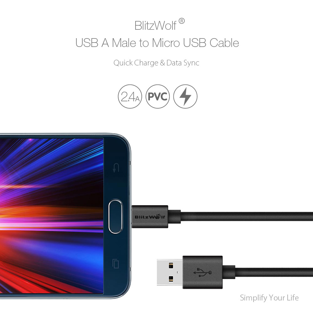 3-x-BlitzWolfreg-BW-CB7-24A-3ft09m-Micro-USB-Charging-Data-Cable-With-Magic-Tape-Strap-1459380