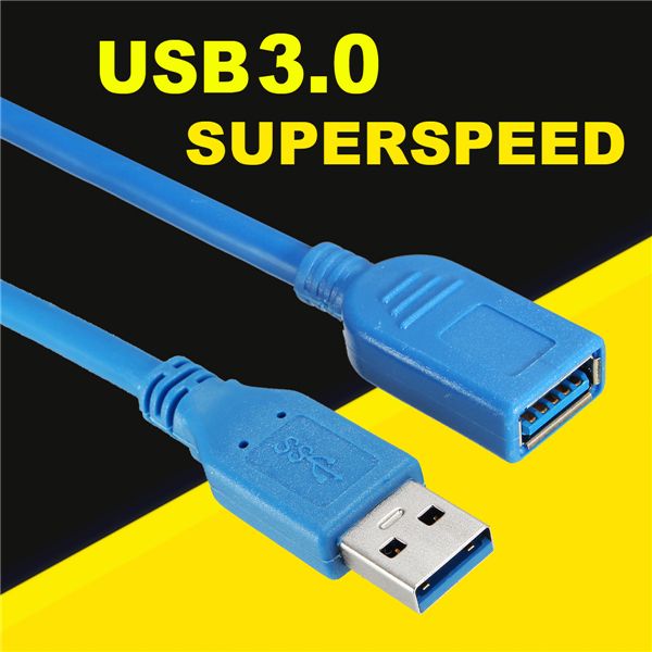 3M10ft-High-Speed-USB-30-Male-to-USB-30-Female-Flat-Extension-Data-Charge-Cable-1101969