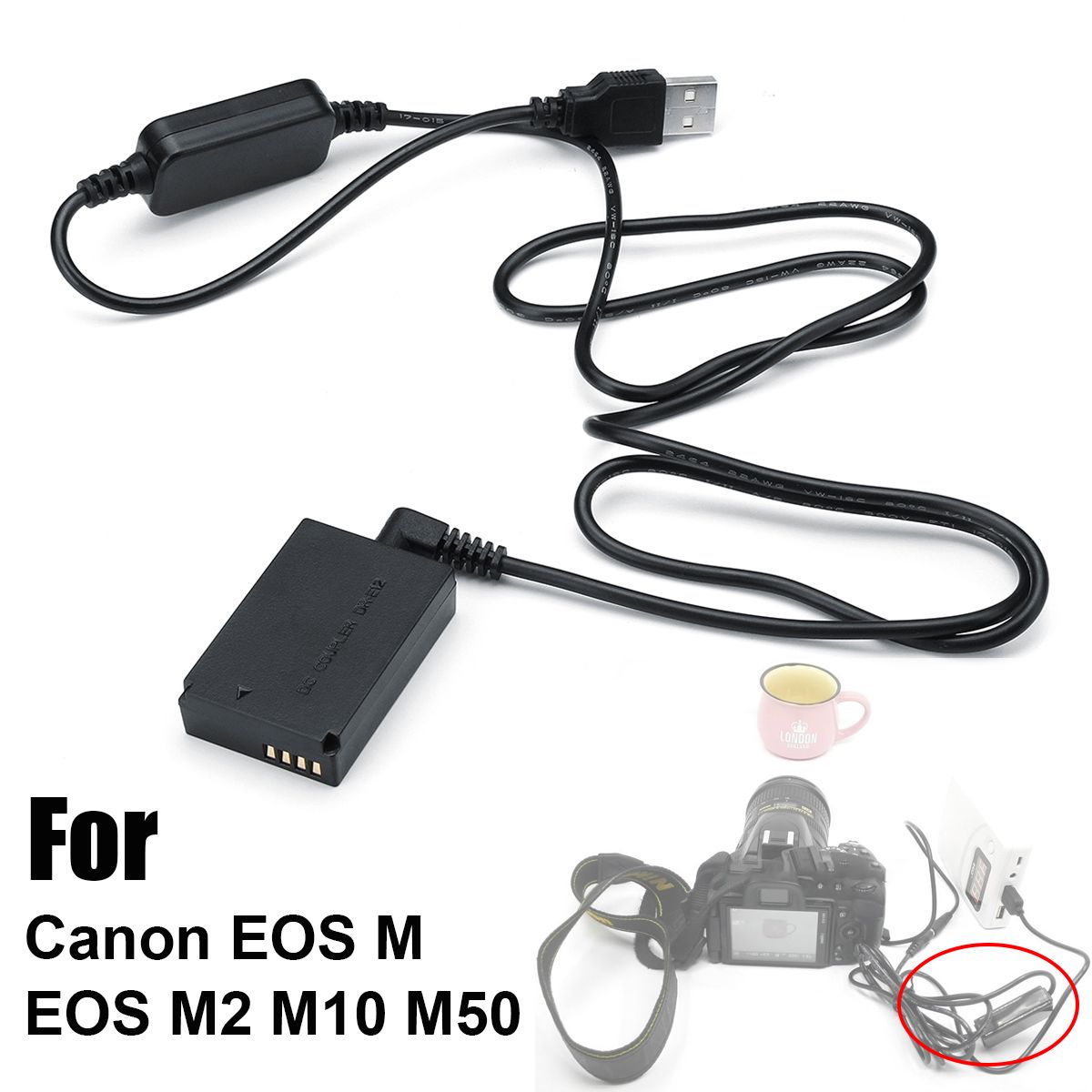 5V-USB-Cable-DC-84V-Power-BankDR-E-12-DC-Coupler-LP-E12-Dummy-Battery-for-Canon-EOS-M-EOS-M2-M10-M50-1640527
