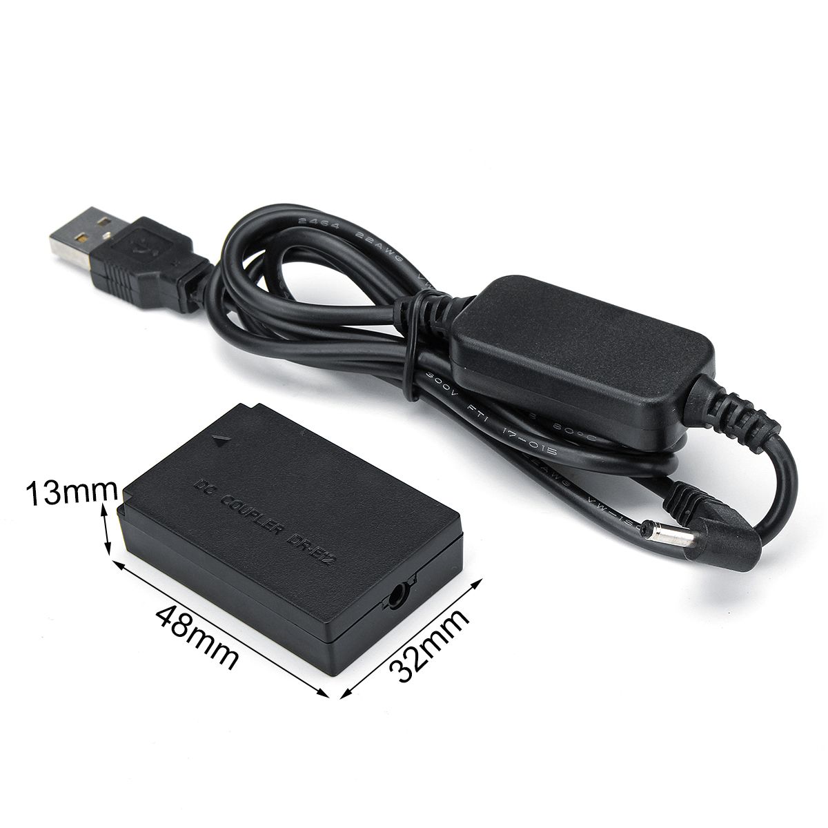 5V-USB-Cable-DC-84V-Power-BankDR-E-12-DC-Coupler-LP-E12-Dummy-Battery-for-Canon-EOS-M-EOS-M2-M10-M50-1640527