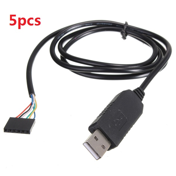 5pcs-6Pin-FTDI-FT232RL-USB-To-Serial-Adapter-Module-USB-TO-TTL-RS232--Cable-1121600
