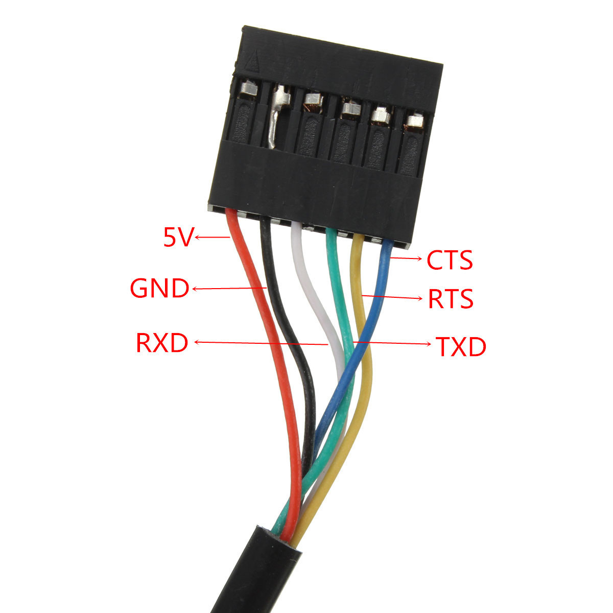 5pcs-6Pin-FTDI-FT232RL-USB-To-Serial-Adapter-Module-USB-TO-TTL-RS232--Cable-1121600