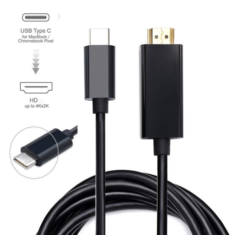 6ft-18M-4K-USB31-Type-C-Male-to-HD-Male-Adapter-Cable-For-Tablet-MacBook-Pro-1262473