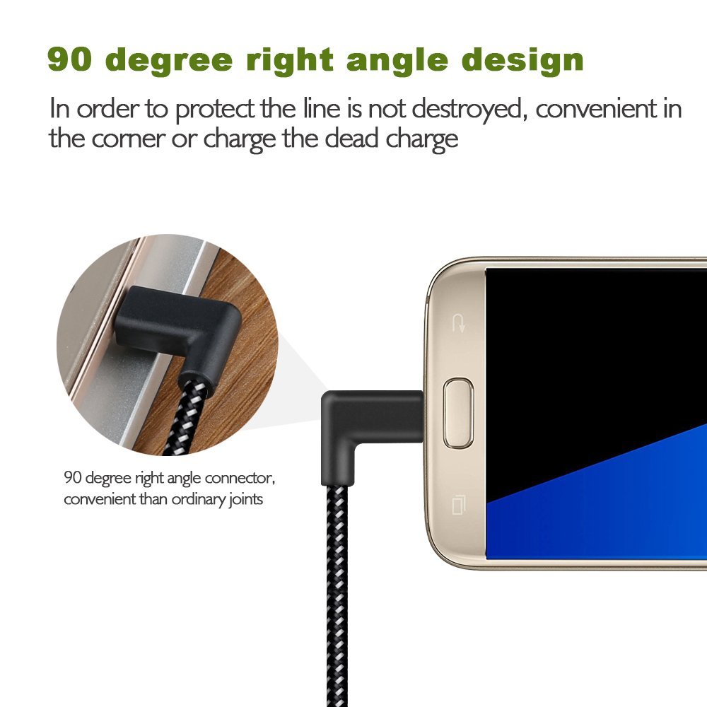 90-Degree-Reversible-24A-Micro-USB-Charging-Data-Cable-1M-for-Samsung-S6-S7-Note-4-1198066