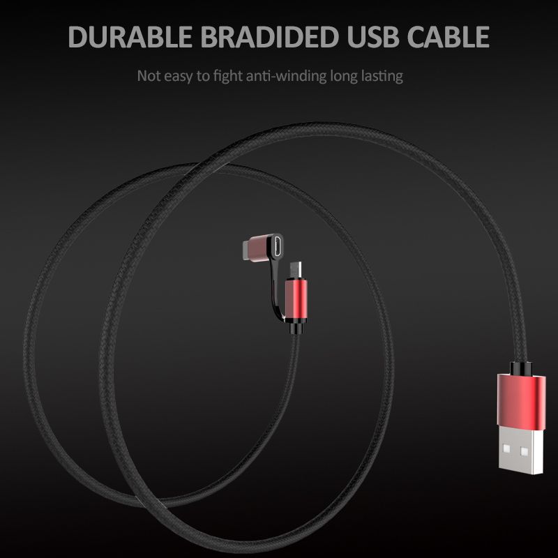 Bakeey-21A-Micro-USB-Type-C-2in1-Fast-Charging-Aluminum-Alloy-Braided-Wire-Data-Cable-For-HUAWEI-P30-1531987