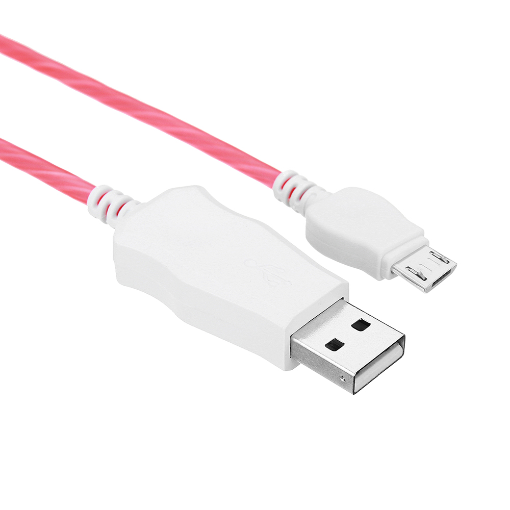 Bakeey-24A-Flowing-Light-Micro-USB-Fast-Charging-Data-Cable-1M-For-Smart-Phone-Tablet-1342761