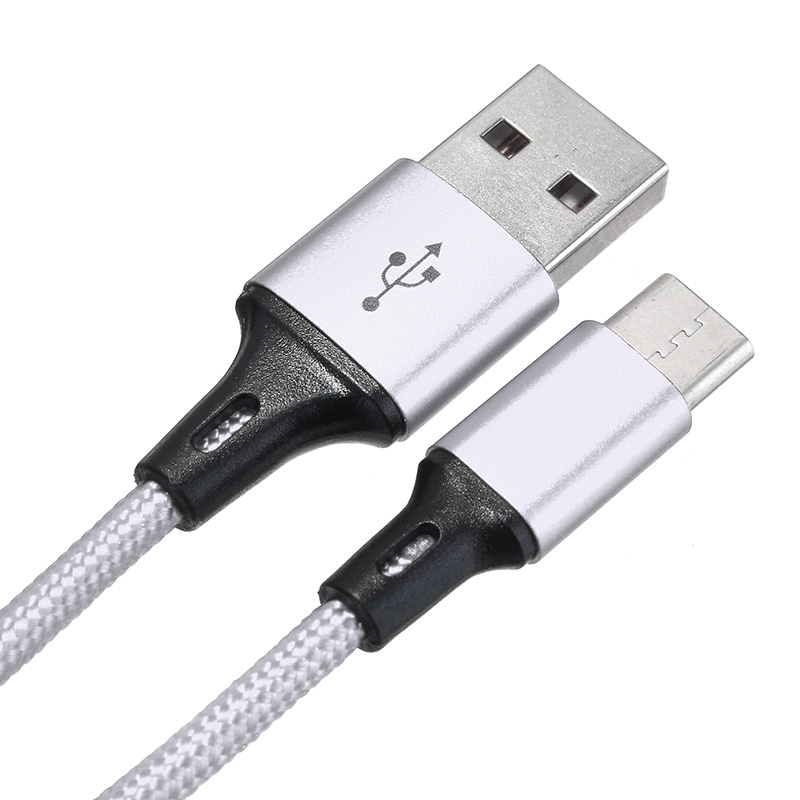 Bakeey-24A-Type-C-Braided-Fast-Charging-Data-Cable-1m-For-Oneplus-5t-6-Mi-A1-Mix-2-1237048