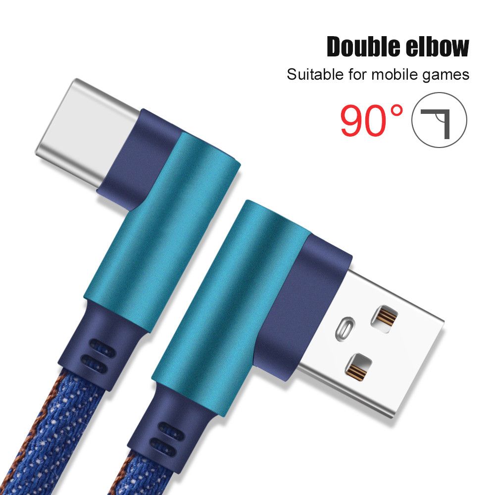 Bakeey-24A-Type-C-Micro-USB-Denim-Braided-Data-Cable-For-Mi8-Mi9-HUAWEI-P30-Pocophone-S9-S10-S10-1470845