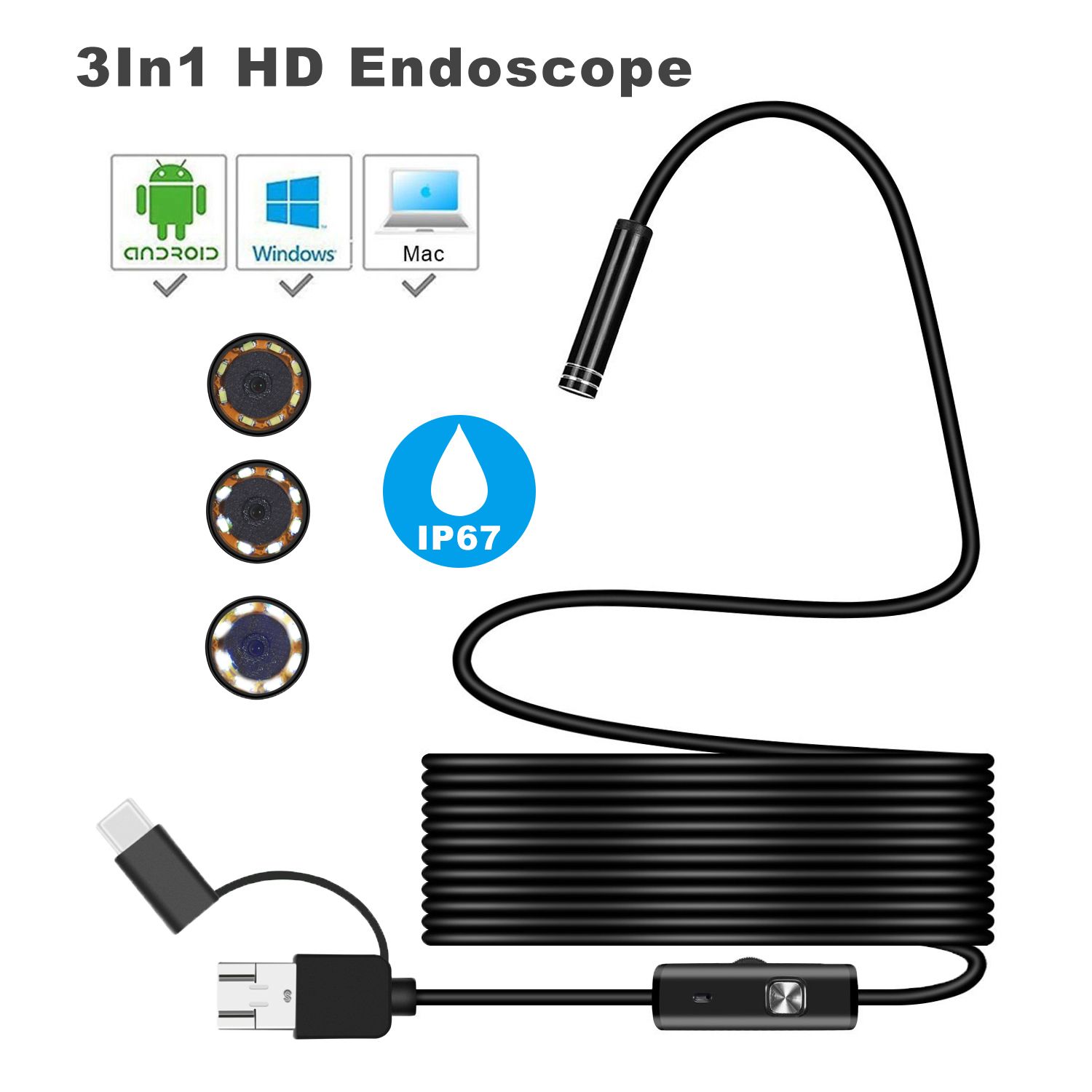 Bakeey-3-in-1-7mm-6Led-Type-C-Micro-USB-Borescope-Inspection-Camera-Soft-Cable-for-Android-PC-1193589