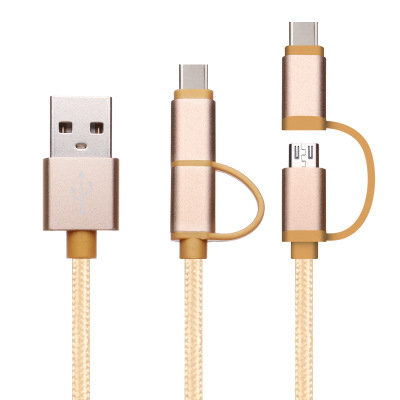 Bakeey-3A-Micro-USB-Type-C-2-In-1-Fast-Charging-Data-Cable-For-HUAWEI-VIVO-Tablet-1544274