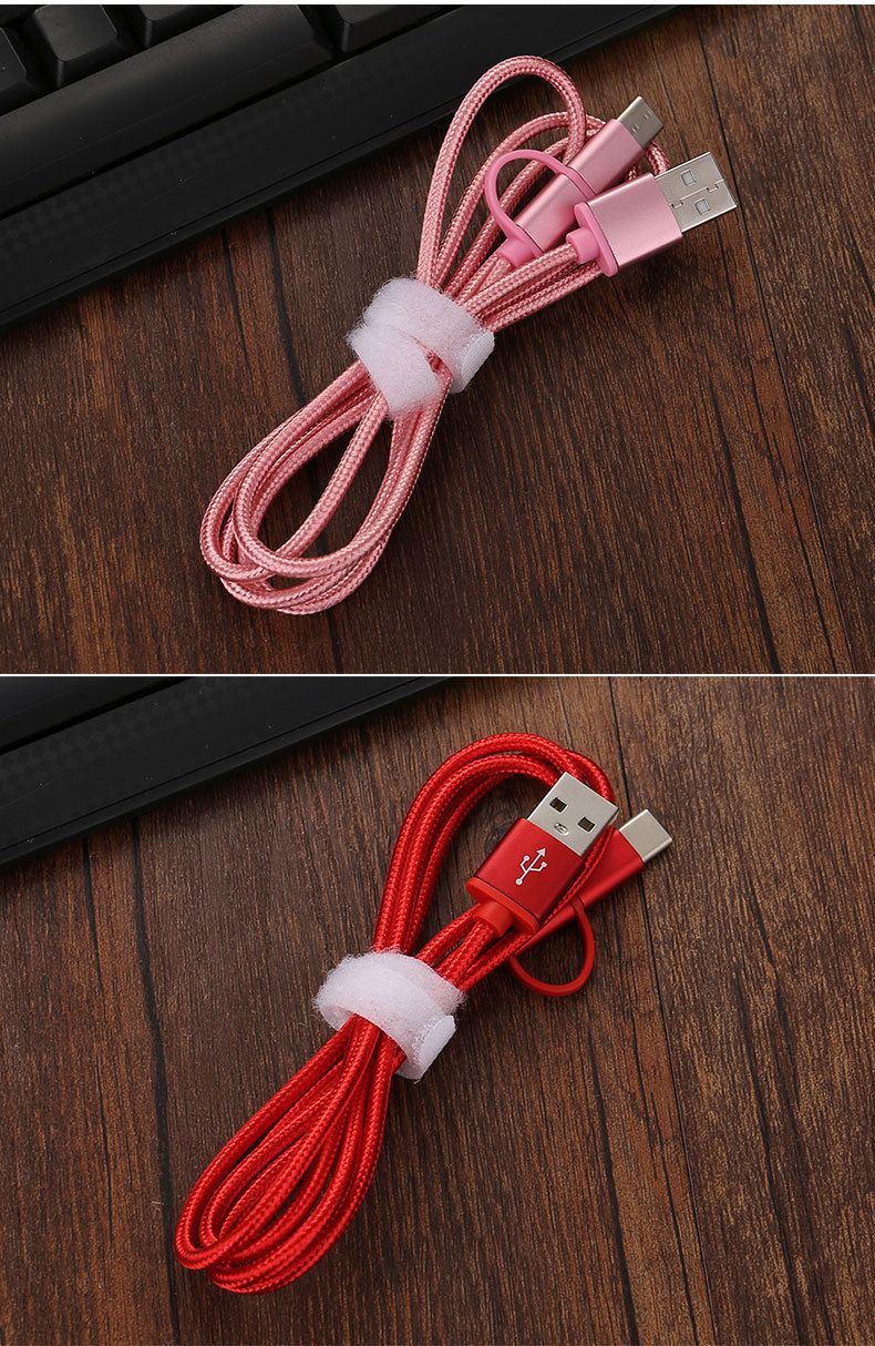 Bakeey-3A-Micro-USB-Type-C-2-In-1-Fast-Charging-Data-Cable-For-HUAWEI-VIVO-Tablet-1544274