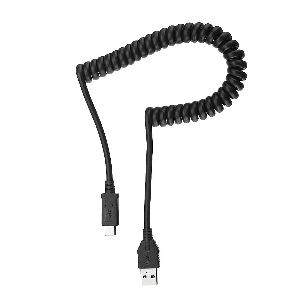 Bakeey-3A-Retractable-Spring-USB30-Fast-Charging-Data-Cable-15M-For-Pocophone-F1-Oneplus-6T-1375661