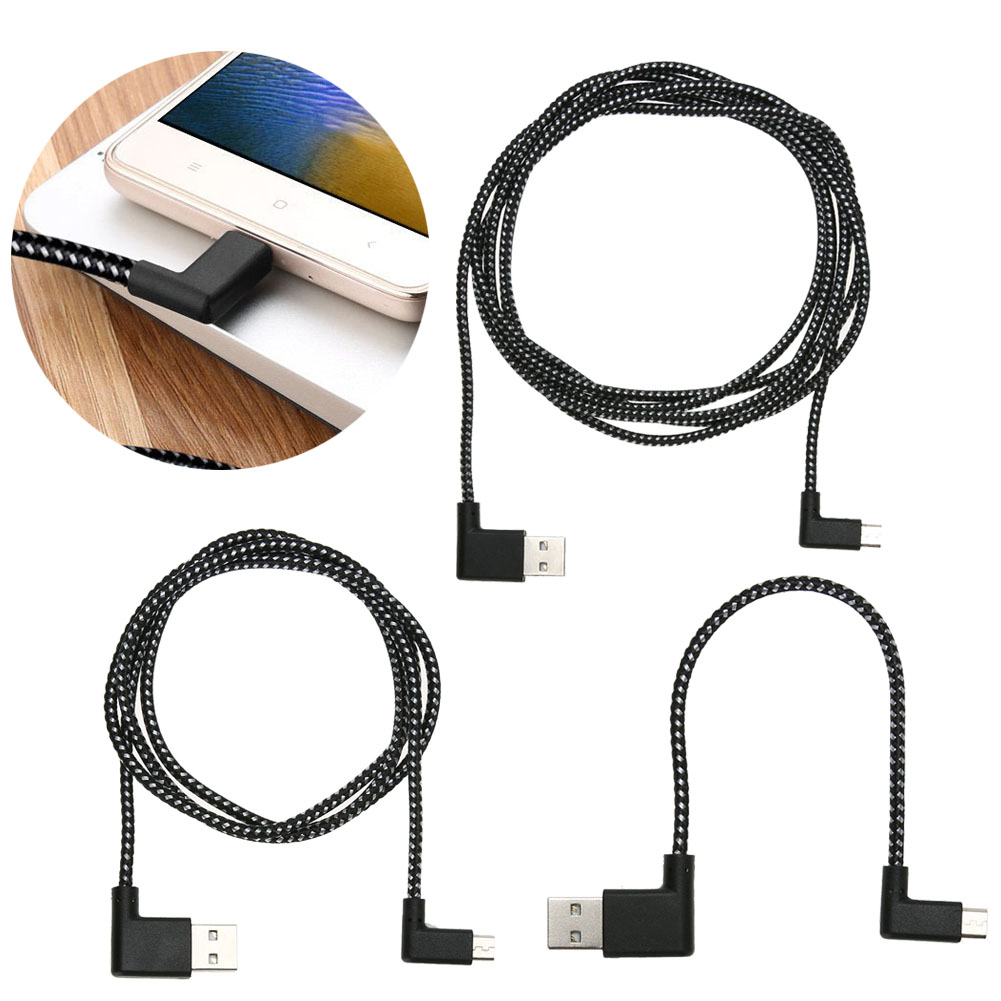 Bakeey-90-Degree-Reversible-24A-Micro-USB-Charging-Data-Cable-for-Samsung-S6-S7-Note-4-1202849