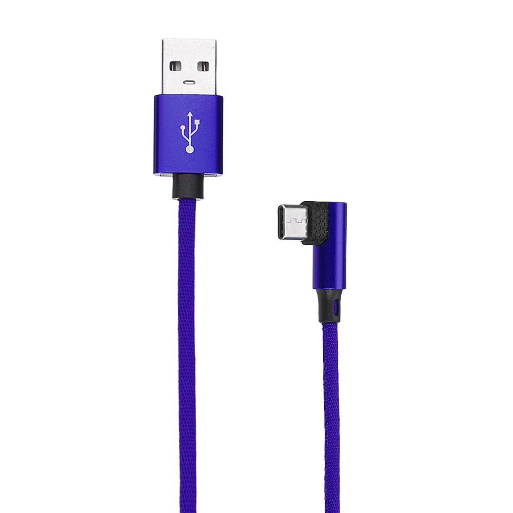 Bakeey-90-Degree-USB30-Type-C-Charging-Data-Cable-328ft1m-for-Mi-A2-Pocophone-F1-1364932