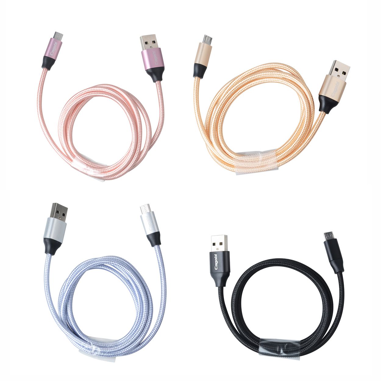 Bakeey-Micro-USB-Denim-Braided-Data-Cable-For-HUAWEI-P30-Pocophone-S9-S10-S10---Black-2M-Type-C-1642862