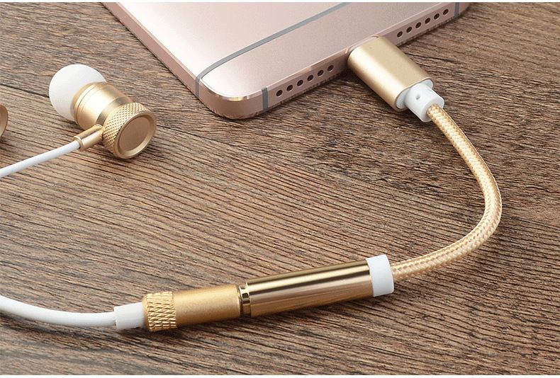 Bakeey-Nylon-USB-30-Type-C-to-35mm-Audio-Earphone-Adapter-Cable-for-Letv-2-Pro-Max-2-1123565