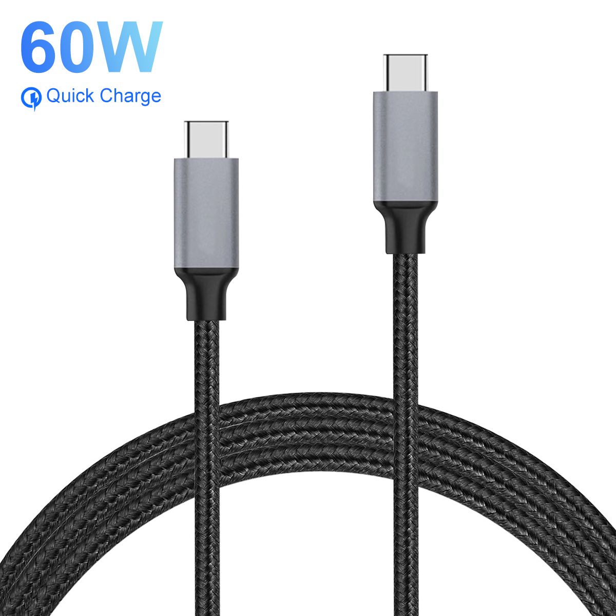 Bakeey-PD-60W-Data-Cable-USB-C-to-USB-C-Fast-Charging-For-Huawei-P30-P40-Pro-OnePlus-8Pro-1760081