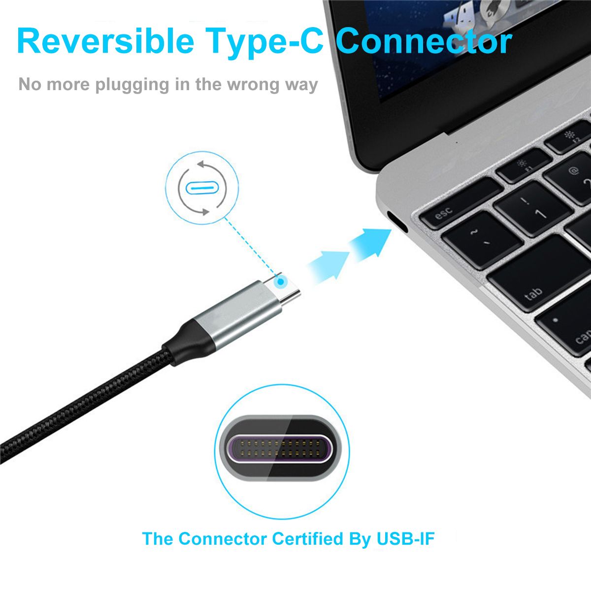Bakeey-PD-60W-Data-Cable-USB-C-to-USB-C-Fast-Charging-For-Huawei-P30-P40-Pro-OnePlus-8Pro-1760081
