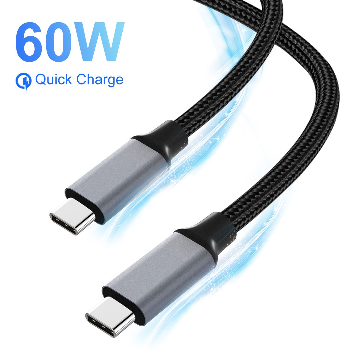 Bakeey-PD-60W-Data-Cable-USB-C-to-USB-C-Fast-Charging-For-Huawei-P30-P40-Pro-OnePlus-8Pro-1760081