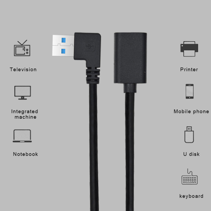 Bakeey-USB-30-90-Degree-Angle-High-Speed-Portable-Extension-Data-Cable-For-Home-Office-Business-Left-1600598