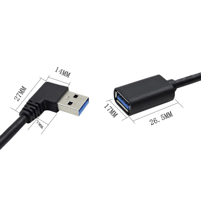 Bakeey-USB-30-90-Degree-Angle-High-Speed-Portable-Extension-Data-Cable-For-Home-Office-Business-Left-1600598