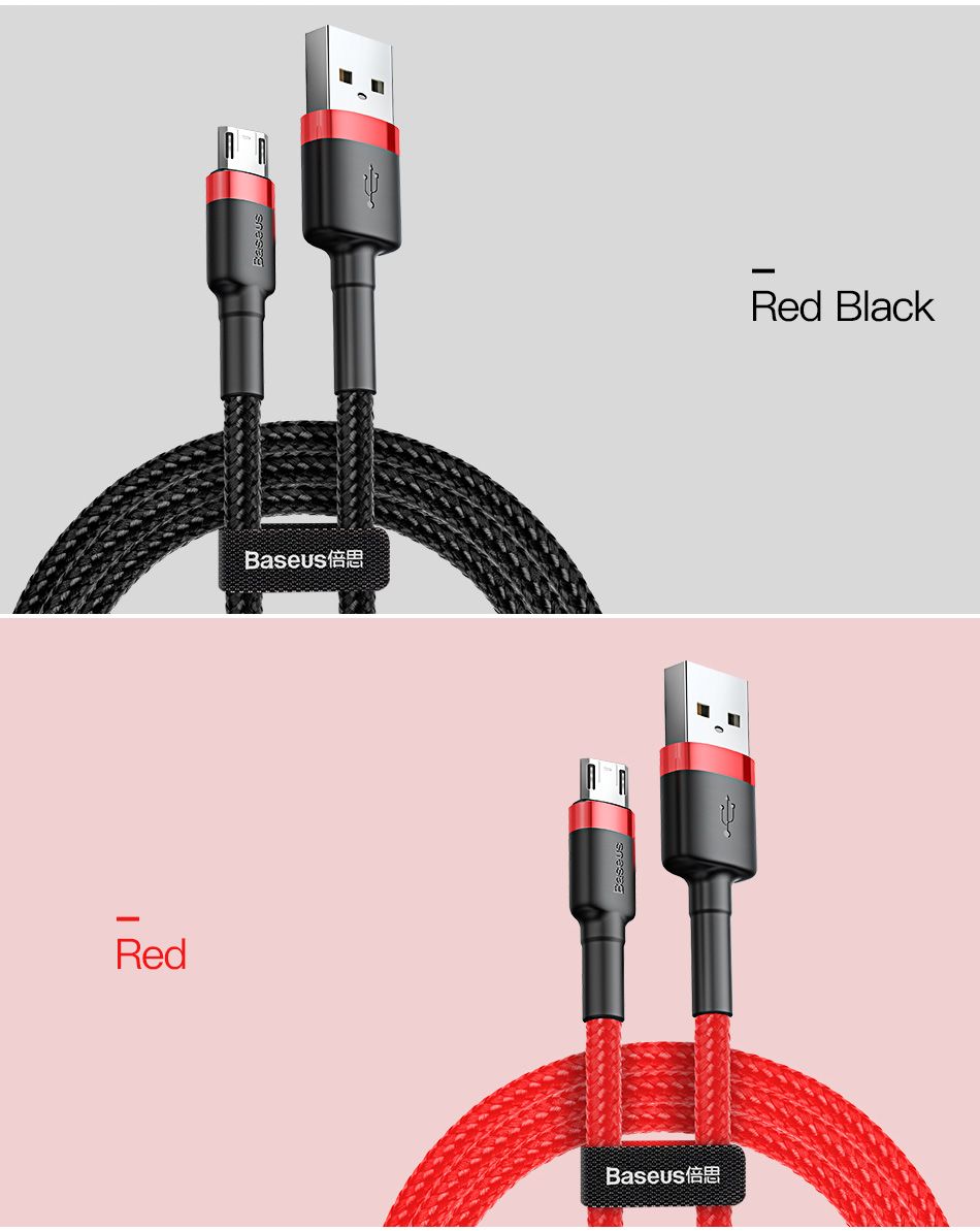 Baseus-2A-Micro-USB-Fast-Charging-Data-Cable-For-Mi4-7A-6Pro-OUKITEL-Y4800-1554325