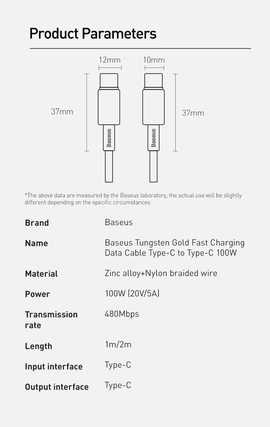 Baseus-CW-YMS-100W-USB-C-to-USB-C-PD-Cable-PD30-Power-Delivery-QC40-Fast-Charging-Data-Transmission--1750234