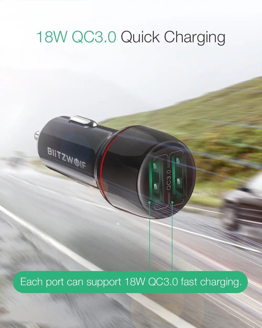 BlitzWolfreg-BW-SD5-18W-Dual-Port-QC30-Mini-Car-USB-Charger-With-BW-TC14-3A-USB-Type-C-Cable-Fast-Ch-1751234