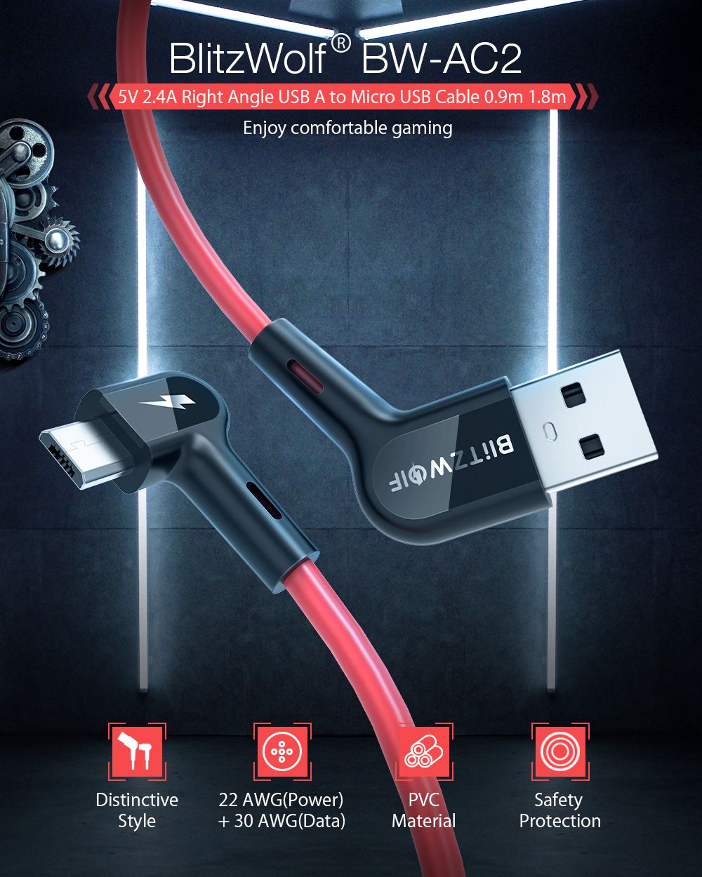 Blitzwolfreg-BW-AC2-24A-90degRight-Angle-Micro-USB-Data-Cable-09m-18m-for-Gaming-Mobile-Phone-for-Sa-1535952