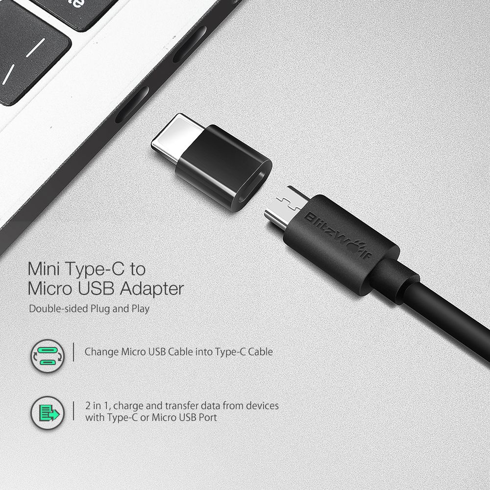 Blitzwolfreg-BW-MT1-Micro-USB-Fast-Charging-Data-Cable-With-Type-C-Adapter-For-Phone-Tablet-1383474