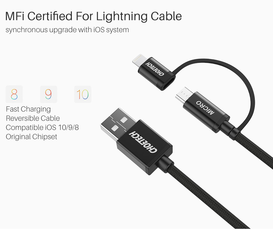 CHOETECH-2-in-1-24A-Micro-USB-Lightning-for-Nylon-Data-Cable-for-iPhone-7-Plus-Note-4-1198593