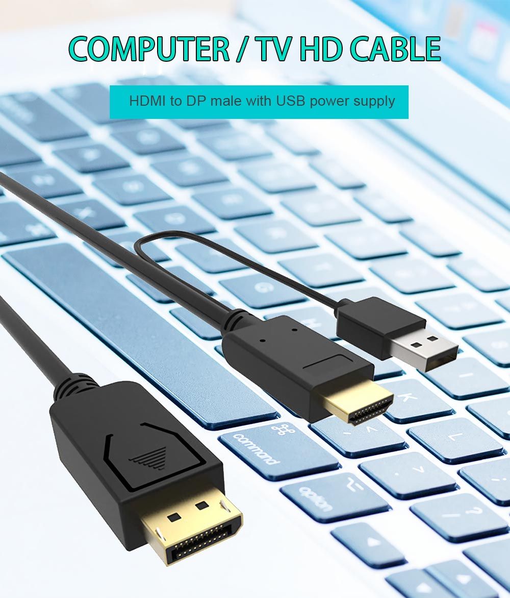 Cabledeconn-2m-HDMI-to-DP-Male-Adapter-Cable-Connector-USB-Power-Supply-4K-2K-HD-Cable-for-Notebook--1741980