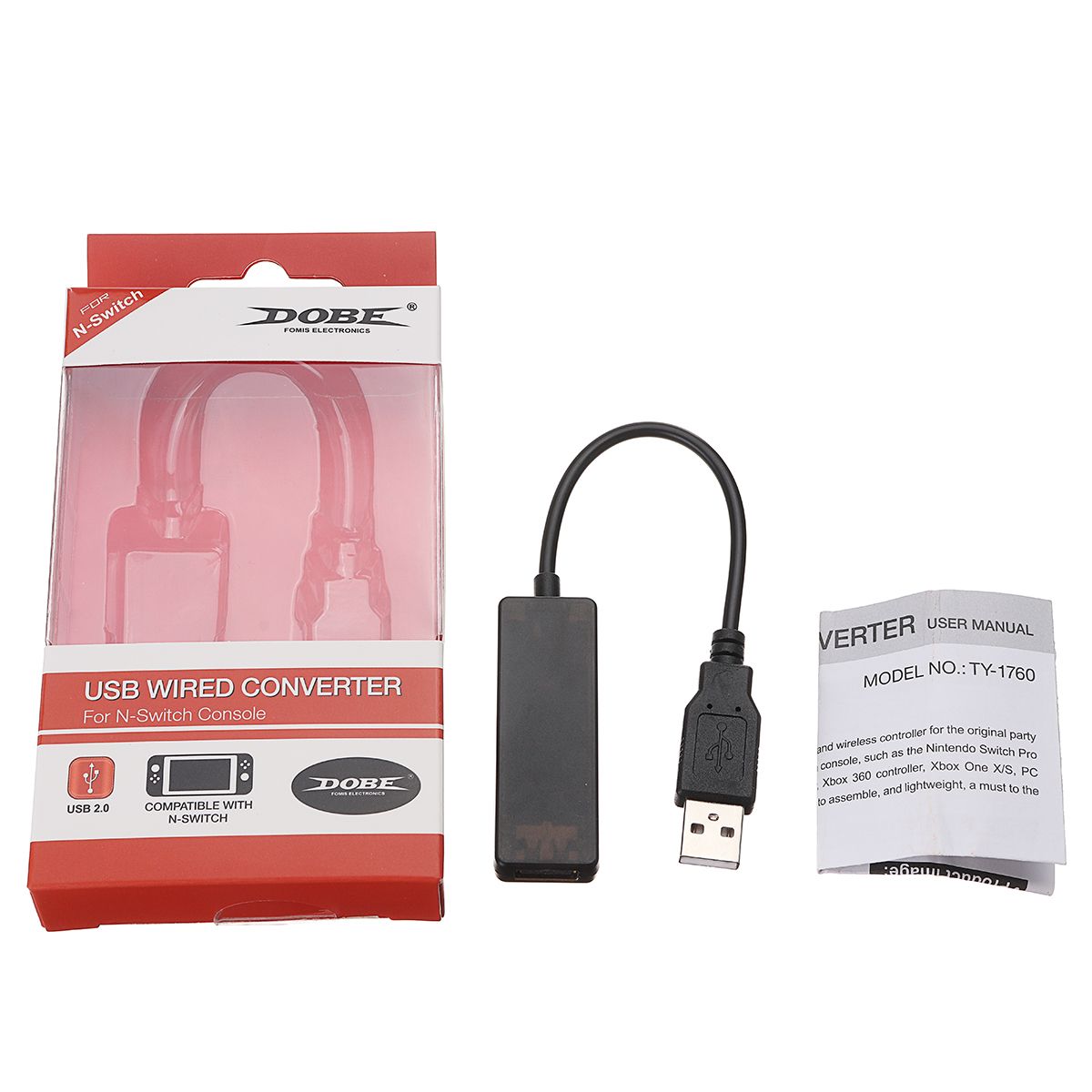 DOBE-TY-1760-bluetooth-USB-Wired-Converter-for-N-Switch-Console-Handle-Gamepad-Connector-1306060