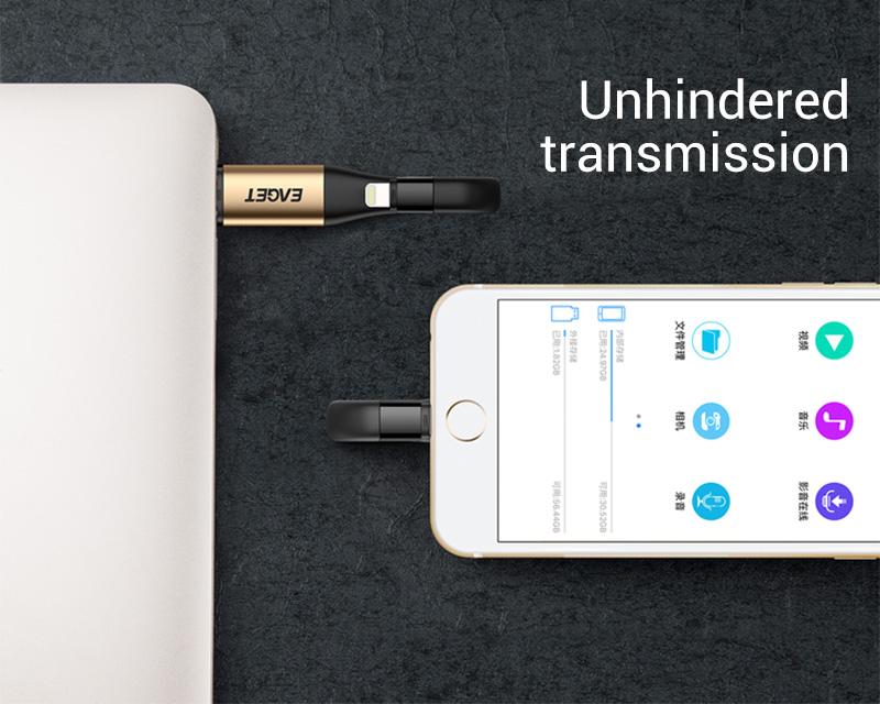 EAGET-i90-2-In-1-USB-30-Lightning-64G-128G-USB-Flash-Drive-Charging-Cable-for-iPhone-1331713