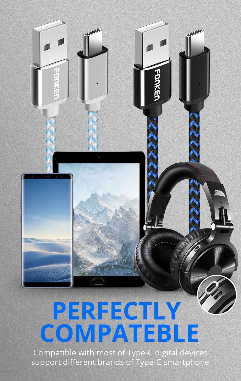FENKON-24A-Micro-USB-Type-C-Magnetic-Nylon-Braided-Fast-Charging-Data-Cable-For-Oneplus-7-Pocophone--1534070