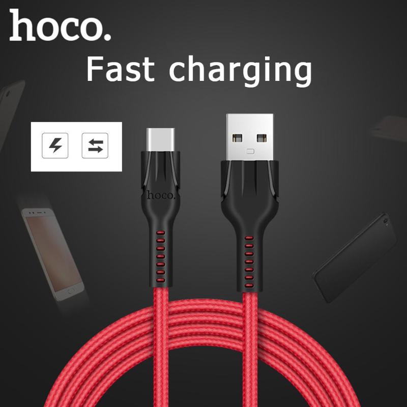 HOCO-U31-1m328ft-Nylon-Braided-Type-C-USB-Fast-Charging-Data-Sync-Charger-Cable-for-Mobile-Phone-1369356