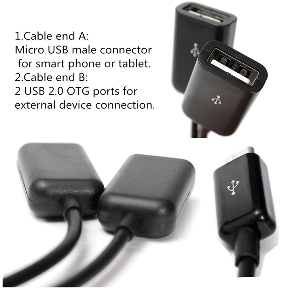 Micro-USB-to-2-OTG-Dual-Port-HUB-Cable-Y-Splitter-Micro-USB-Host-Adapter-Converter--Adapter-USB20-fo-1707284