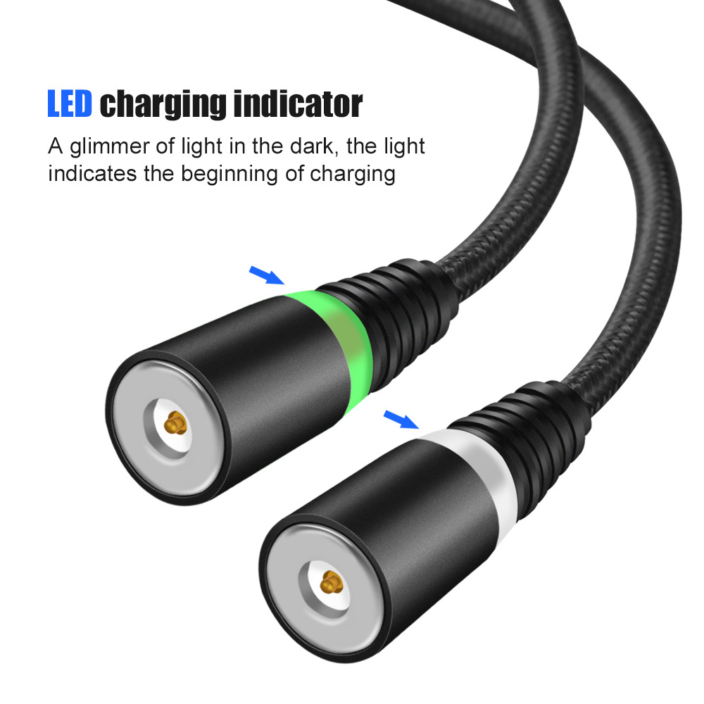 OLAF-3A-Micro-USB-Type-C-360deg-Magnetic-Nylon-Weave-Fast-Charging-Data-Cable-For-Mi9-HUAWEI-Mate-20-1535686