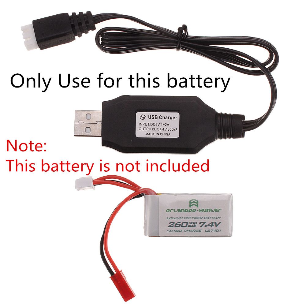 Orlandoo-Hunter-74V-2S-Lipo-Battery-Charger-USB-Charging-Cable-for-132-135-RC-Car-Parts-1608304