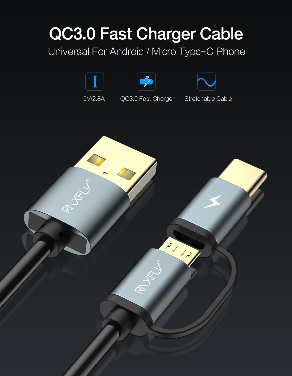 RAXFLY-28A-2-in-1-Type-C-Micro-USB-With-QC30-20-Fast-Charging-Data-Cable-For-Oneplus-5t-6-1265959