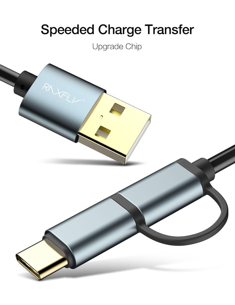 RAXFLY-28A-2-in-1-Type-C-Micro-USB-With-QC30-20-Fast-Charging-Data-Cable-For-Oneplus-5t-6-1265959