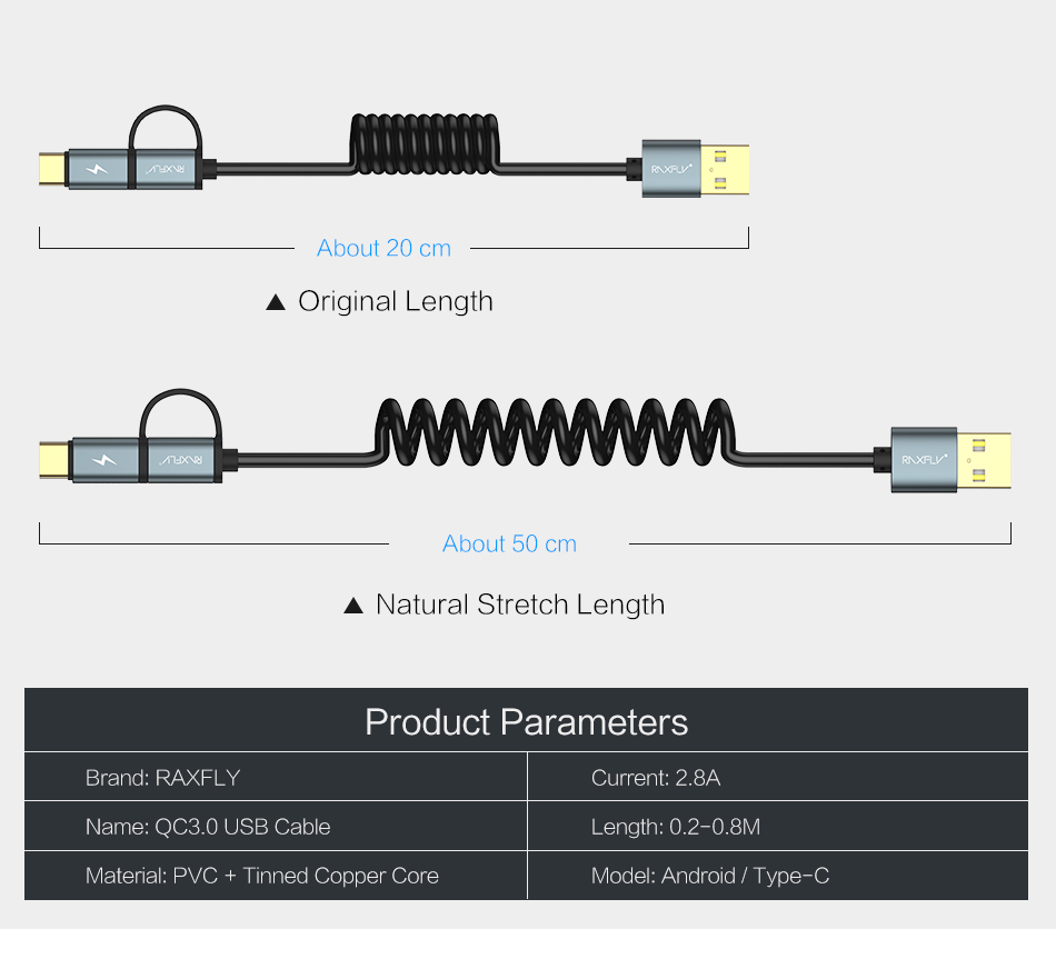 RAXFLY-28A-2-in-1-Type-C-Micro-USB-With-QC30-20-Fast-Charging-Data-Cable-For-Oneplus-5t-6-1265959