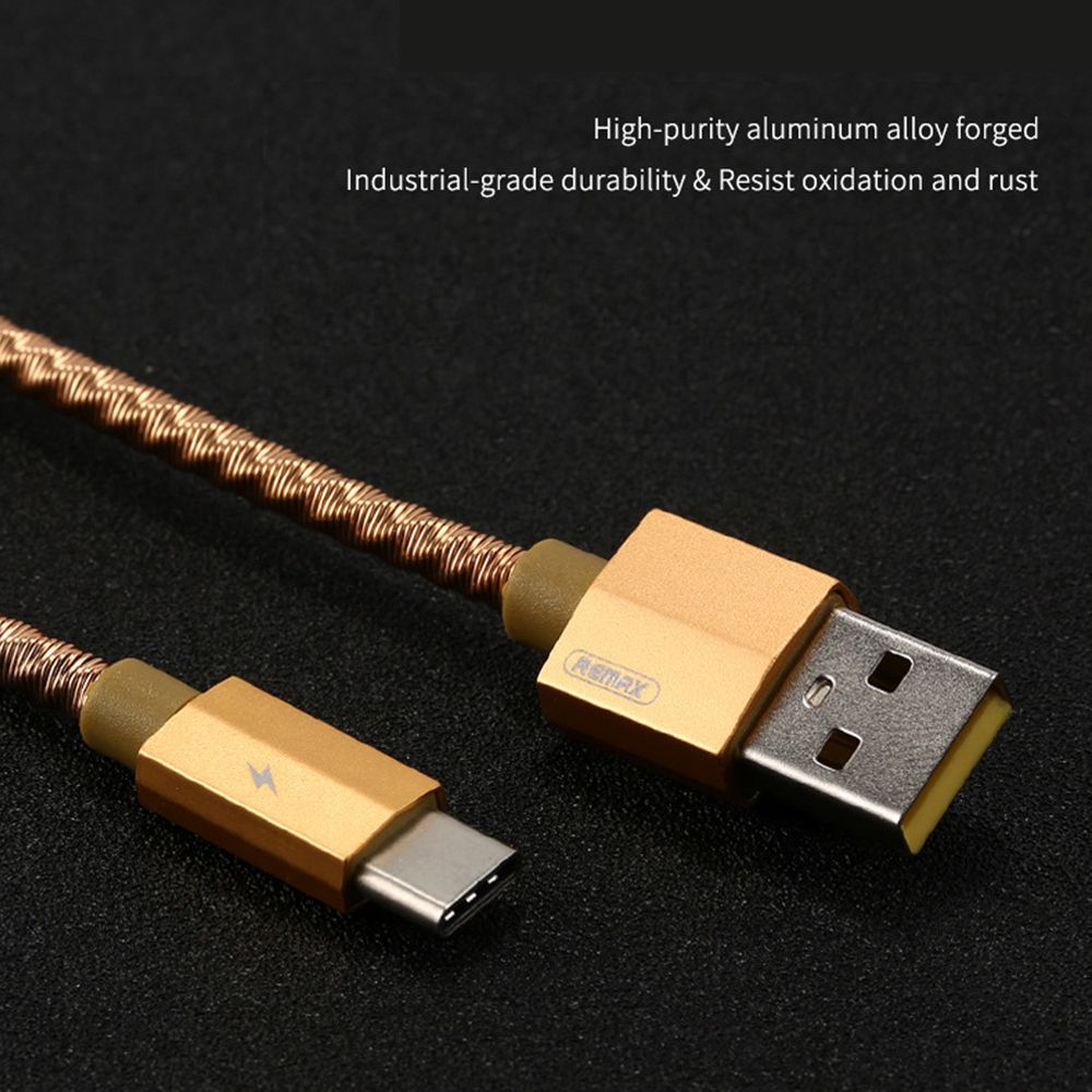 REMAX-RC-100a-21A-USB-Type-C-Braided-Charging-Data-Cable-328ft1m-for-Xiaomi-Mi-A2-Pocophone-F1-1364912